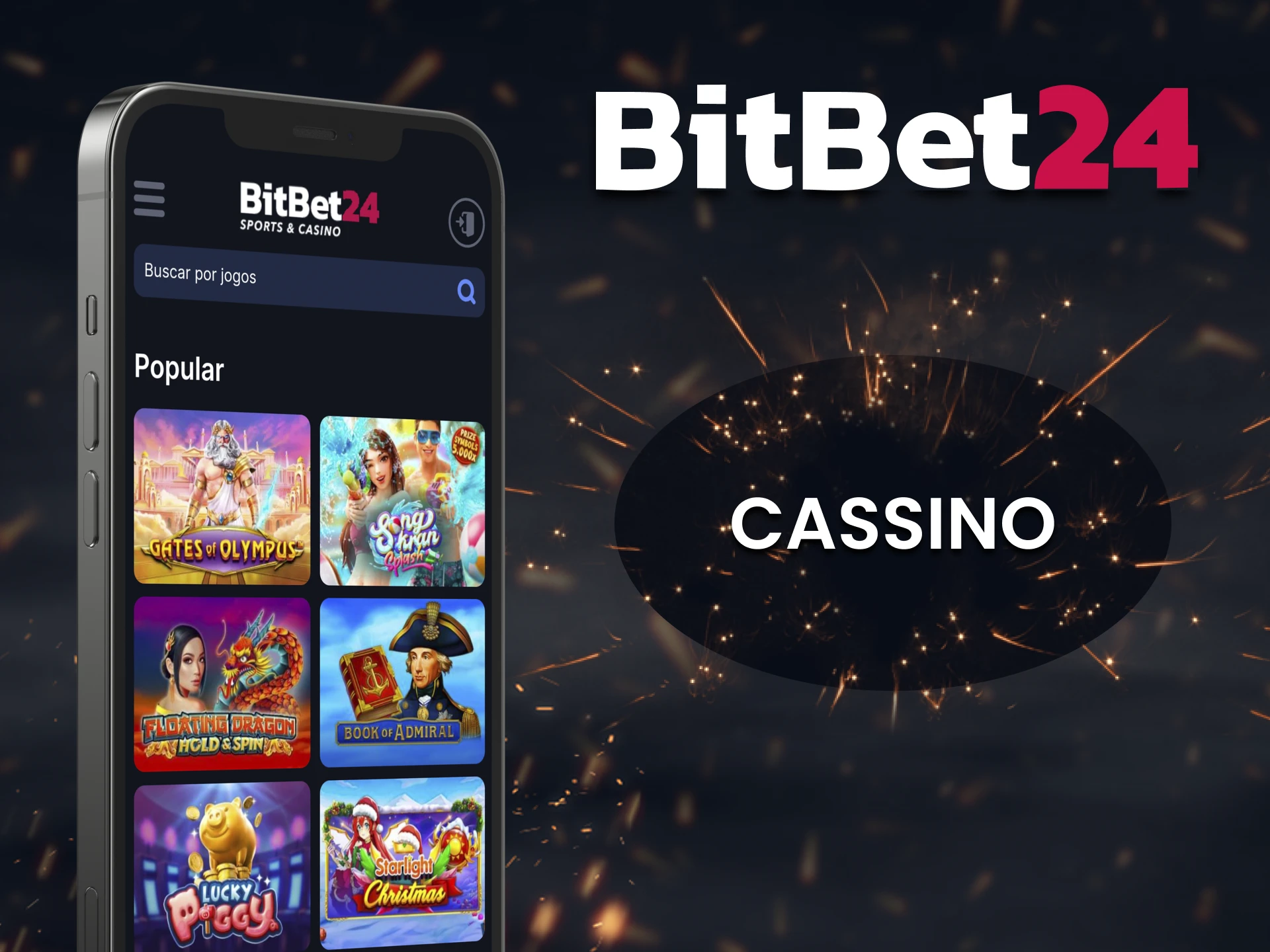 Comece a jogar no cassino através do aplicativo BitBet24.